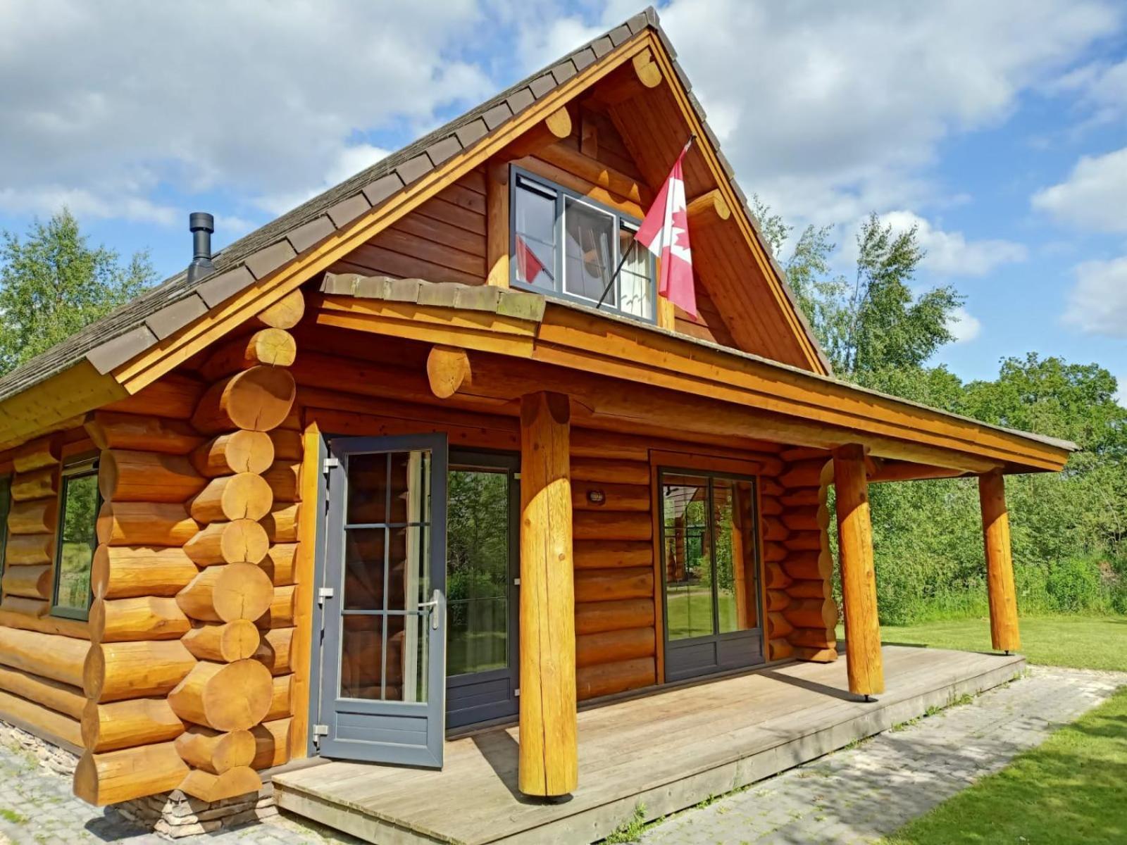 Unieke Houten Villa Met Sauna In Twente - 6P Den Ham Εξωτερικό φωτογραφία